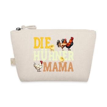 Die Hühner Mama Muttertag Mutterschaft Mama - Bio-Täschchen - Natur - Vorne