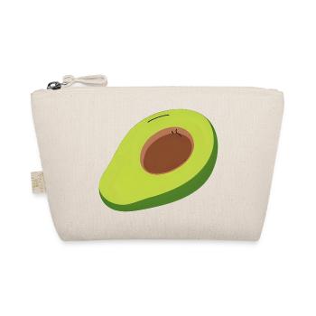 Avocado Halbschnitt Illustration - Organic Pouch - nature - Front