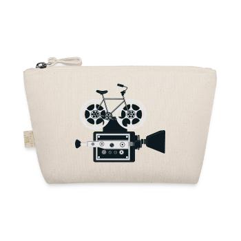 Bicycle Roll Film Design | Cycling Photography Art - Organic Pouch - nature - Front