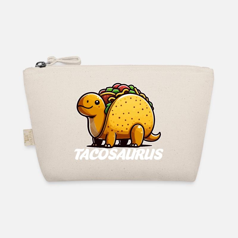 Tacosaurus-Cartoon-Freude - Bio-Täschchen - Natur