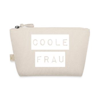 This is what a cool woman looks like - Organic Pouch - nature - Front