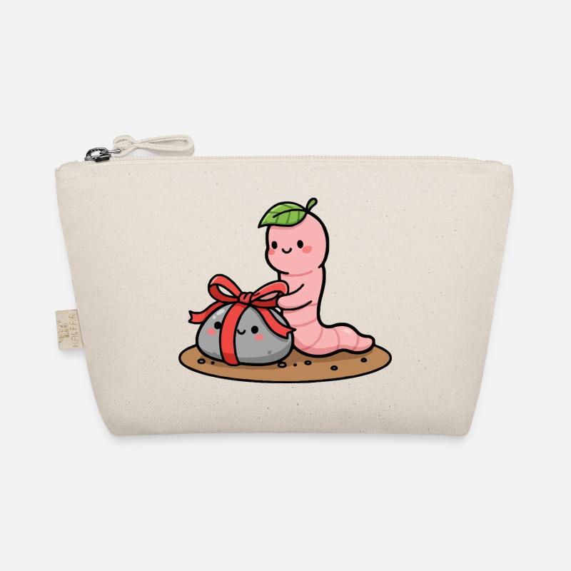 Small worm with Gift Organic Pouch