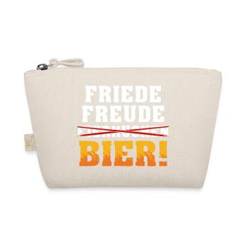 Peace, Joy, Beer - Organic Pouch - nature - Front