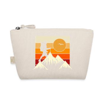 Wandern Wanderer Bergsteiger Geschenk - Bio-Täschchen - Natur - Vorne