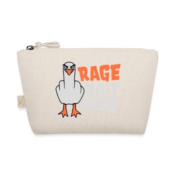 Rage Bait Mode Möwe Vogel Böse Lustig Provokation - Bio-Täschchen - Natur - Vorne