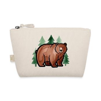 Forest bear in watercolor style - Organic Pouch - nature - Front