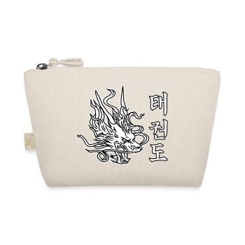 Taekwondo Dragon – Asian martial arts design - Organic Pouch - nature - Front