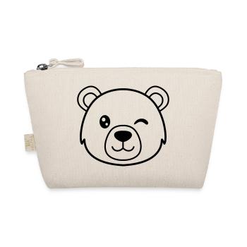 Clin d’œil. L’ours donne le feu vert - Trousse biologique - nature - Devant