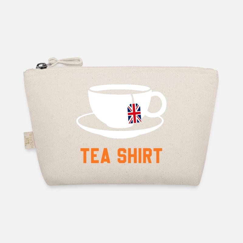 Teehemd – Wortspiel mit ruhiger Teetasse Bio-Täschchen