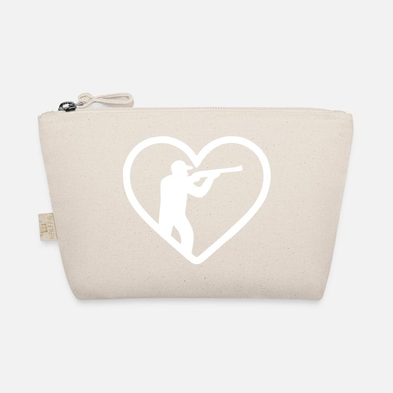 Chasse au cœur – Silhouette Hunter Design Trousse biologique