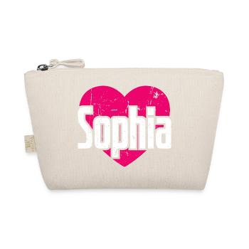 J’aime Sophia Pink Heart J’aime Sophia - Trousse biologique - nature - Devant