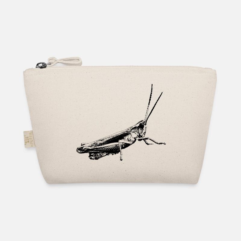 Grasshopper / Grasshopper / Graphic black Organic Pouch