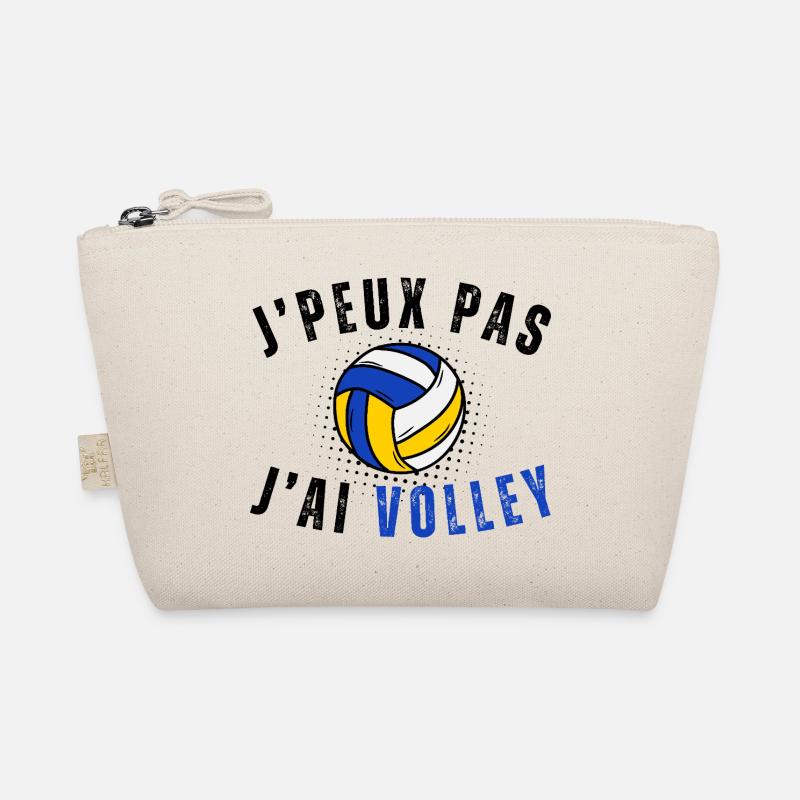 Ich kann nicht, ich habe Volley-Humor-Geschenk - Bio-Täschchen - Natur