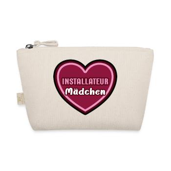 Plumber Girl Trainee Woman - Organic Pouch - nature - Front