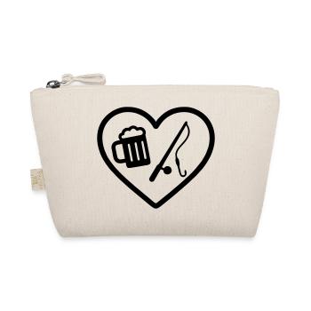 Heart Peach Beer - Bio-Täschchen - Natur - Vorne