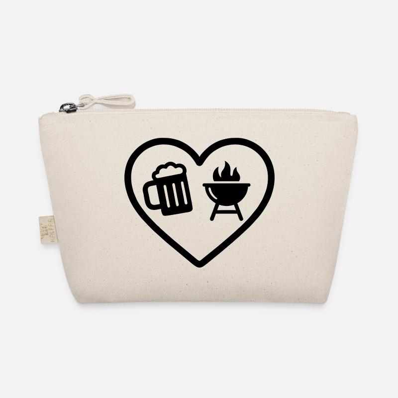 Heart Beer Barbecue Bio-Täschchen