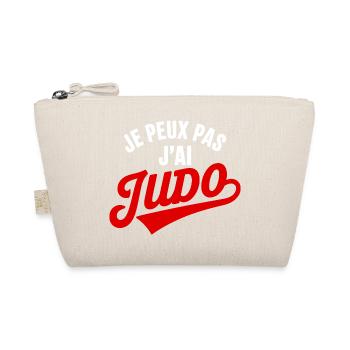 Je Peux Pas J’ai Judo  Humour Judoka - Trousse biologique - nature - Devant