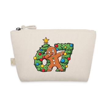 67 Meme Gingerbread Dance on Christmas Wreath - Organic Pouch - nature - Front