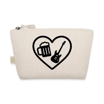 Heart Rock Bier - Bio-Täschchen - Natur - Vorne