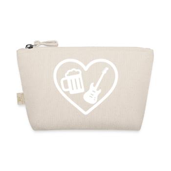 Heart Rock Bier - Bio-Täschchen - Natur - Vorne