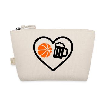 Heart Basket Bier - Bio-Täschchen - Natur - Vorne