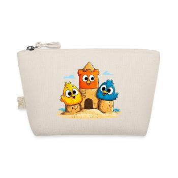 Trio des châteaux de sable coloré - Trousse biologique - nature - Devant