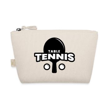 Tischtennis - Bio-Täschchen - Natur - Vorne