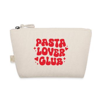 Club des amateurs de pâtes, cuisine italienne, rétro esthétique rouge - Trousse biologique - nature - Devant