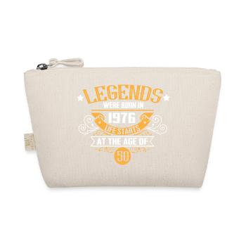 50 Jahre Legenden Jahrgang 1976 Vintage Geburtstag - Bio-Täschchen - Natur - Vorne
