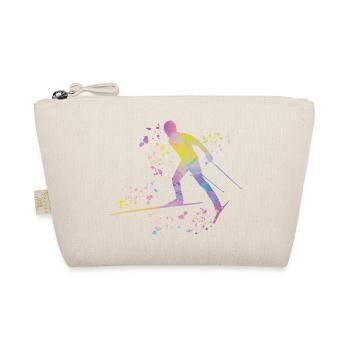 Cross-country skiing Cross-country skiing - Organic Pouch - nature - Front
