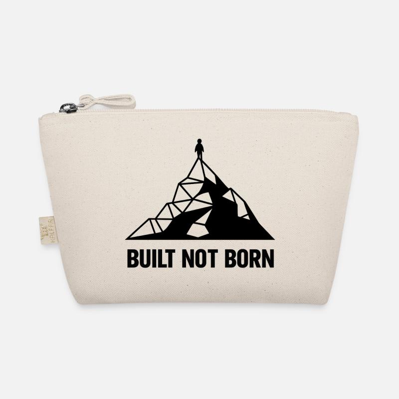 Built Not Born Peak - Bio-Täschchen - Natur