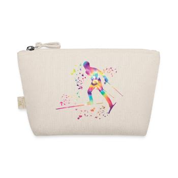 Cross-country skiing Cross-country skiing - Organic Pouch - nature - Front