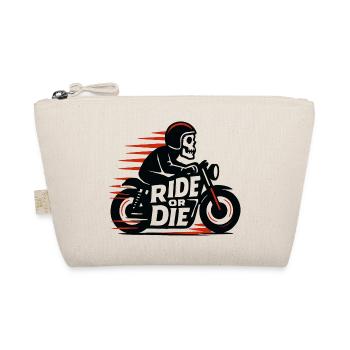Ride or Die - Moto - Biker - Organic Pouch - nature - Front