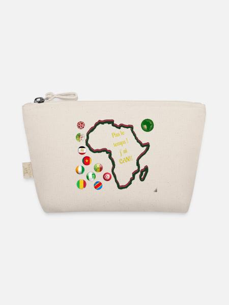 Afrique et Foot: Pas le Temps - Trousse biologique - nature - Devant