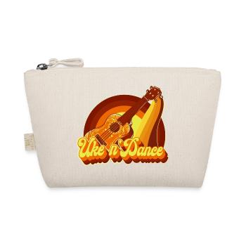 Hawaiian Ukulele Uke Retro 70s - Bio-Täschchen - Natur - Vorne