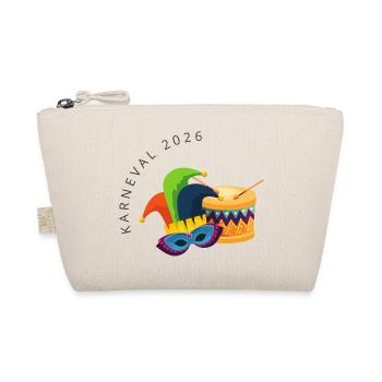 Carnaval 2026 – Masque et Tambour Coloré - Trousse biologique - nature - Devant