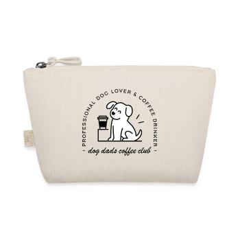 Dog dad funny coffee lovers quotes - Organic Pouch - nature - Front