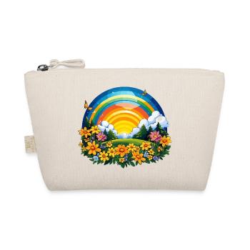 Blühender Regenbogen am Sonnenaufgang - Bio-Täschchen - Natur - Vorne