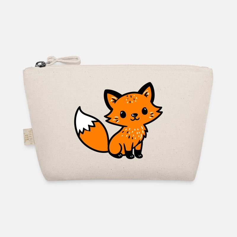 Fuchs Niedlich Comic - Bio-Täschchen - Natur