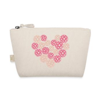 Cadeau sportif en cœur de la Saint-Valentin pour le pickleball - Trousse biologique - nature - Devant
