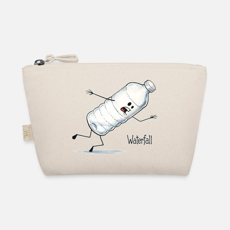 Waterfall – Fallende Wasserflasche Cartoon Bio-Täschchen