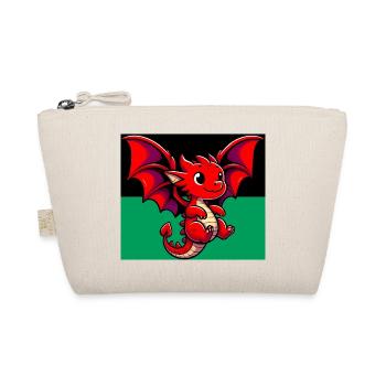 Drache - Bio-Täschchen - Natur - Vorne