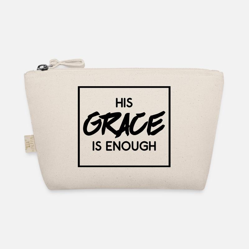 Seine Gnade genügt – His Grace Is Enough Bio-Täschchen