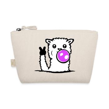 Lunettes de soleil chewing-gum lama Paix Victoire Main Cool - Trousse biologique - nature - Devant