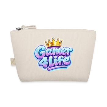 Gamer 4 Life Crown Design - Organic Pouch - nature - Front
