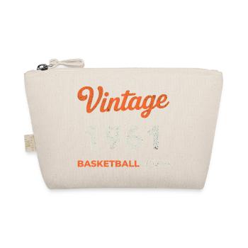 Vintage 1961 – Année de naissance rétro du club de basket-ball - Trousse biologique - nature - Devant