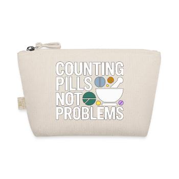 Retail Pharmacist Counting Pills Prescription Care - Organic Pouch - nature - Front
