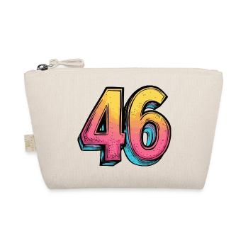 46 Number Multicolored - Organic Pouch - nature - Front