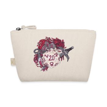 Role-Playing Tabletop D20 Dice Bloodhunter - Organic Pouch - nature - Front