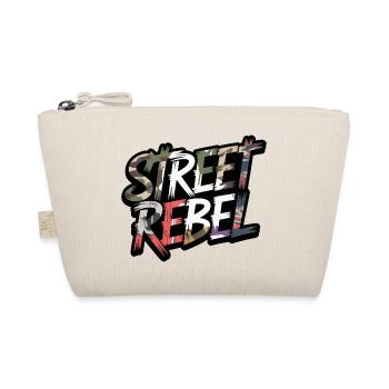Street Rebel Camo Street Style Motif - Organic Pouch - nature - Front